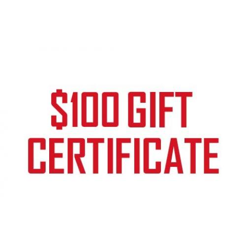 $100 Gift Certificate TEST HTML 2